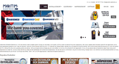 Desktop Screenshot of maritim-elektronik.se